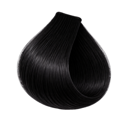 ETB HAIR COLORVERSE AMMONIA-FREE & VEGAN –  PROFESSIONAL PERMANENT HAIR COLOR 1.0, BLACK, 100 ML