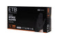 ETB Disposable Black Nitrile Gloves Size L 100pcs