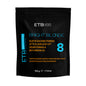 ETB Hair Professional Bright Blonde Szőkítőpor Keratinnal, Kék, 8 Szint Világosítással, Vegan, 500 G