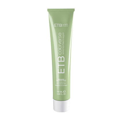 ETB HAIR COLORVERSE AMMONIA-FREE & VEGAN –  PROFESSIONAL PERMANENT HAIR COLOR 1.0, BLACK, 100 ML