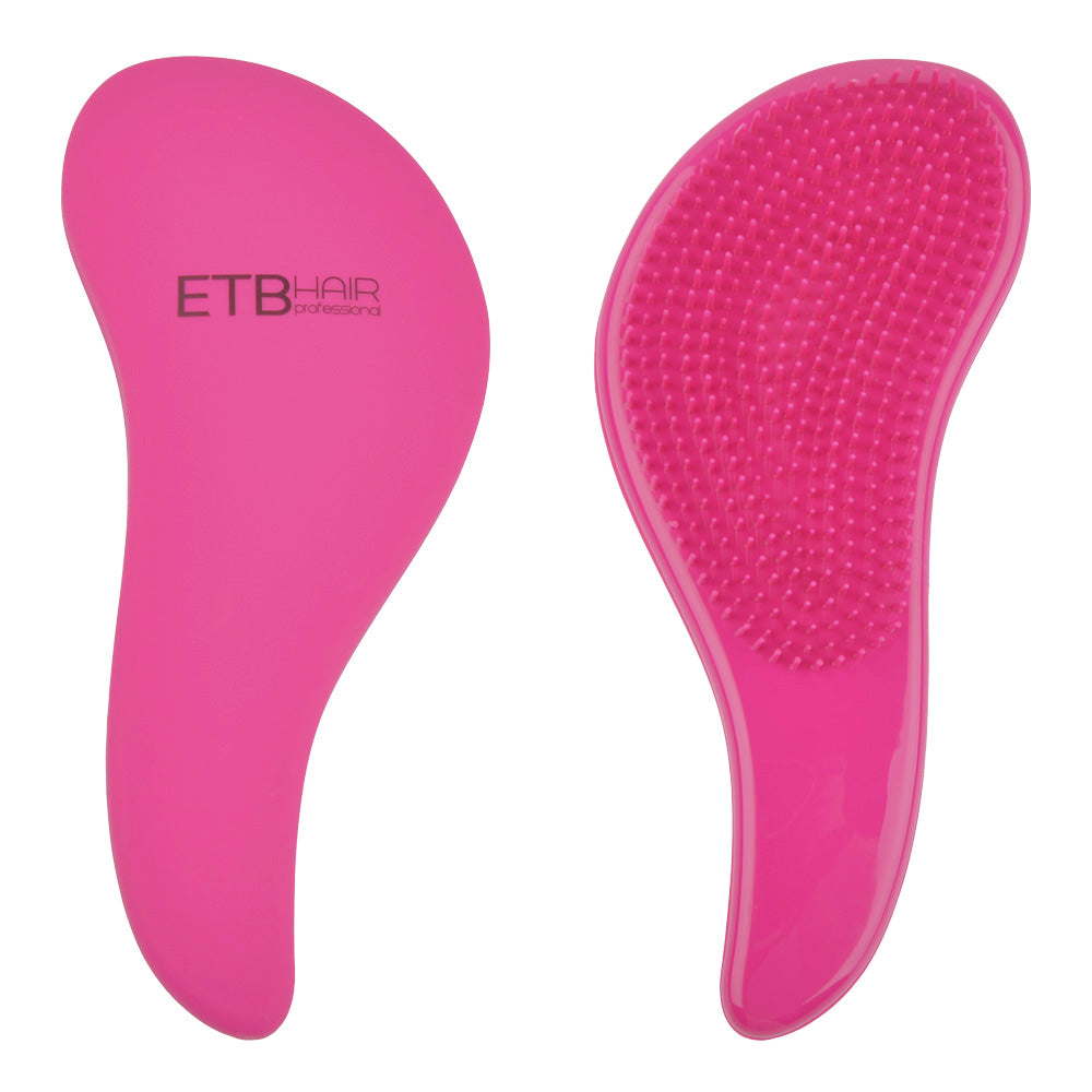 ETB HAIR PROFESSIONAL DETANGLING BRUSH, BUBBLEGUM PINK