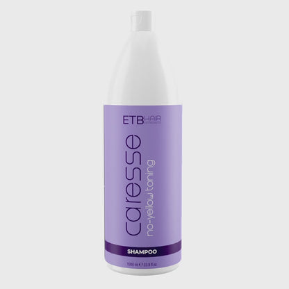 ETB Hair CARESSE Professzionális NO-YELLOW TONING Hamvasító Sampon, 1000 ml