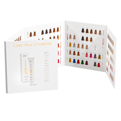 ETB HAIR COLORVERSE PROFESSIONAL COLOR CHART, 117 SHADES	